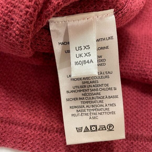 Free People Red V-Neck Ribbed Top - Picture 7 of 9